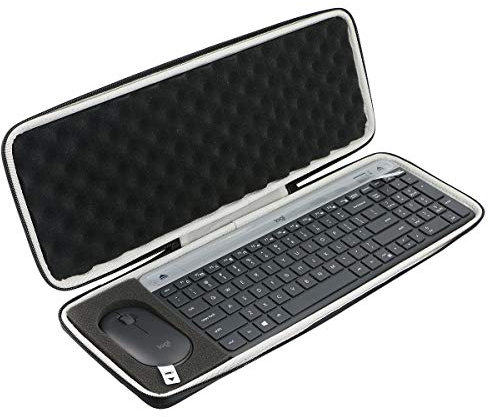 Khanka Hard Travel Case For Logitech MK470 Slim Wireless Keyboard and Mouse Combo. (Case only)