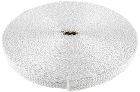 RS PRO Leiterband Glasfaser-Garn Typ Glasfaserband 300 °C 30 m x 25mm x 3 mm Schwer entflammbar