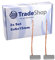 Trade-Shop Lot de 2 balais de charbon 6 x 6 x 15 mm pour de nombreux modèles de voitures, camions, moteurs de climatisation, ventilateur, lève-vitre et pompe à eau