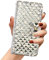 Omio for iPhone 13 Wallet Case Luxury Glitter Bling Diamond Card Holder Women Case with Stand Sparkle Crystal Bow Shockproof Non-Slip Fashion Flip Cover for iPhone 13 Case White