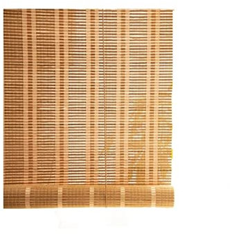 Bambusjalousien, Bambusvorhänge, natürliche römische Schattierungen, Trennwand, Neuer chinesischer Stil, Kordelzugvorhang, für Außenbereich/Balkon/Teestube/Haushalt