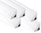 AFTERTECH Profil en Aluminium d'Angle Blanc 16x16mm pour Bande LED - 5x 2m (10M) 1616B - Barre Rigide avec Couvercle