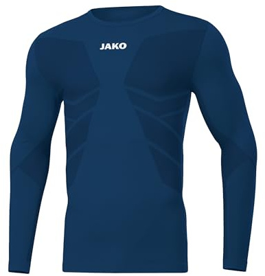 JAKO Herren Longsleeve Comfort Recycelt, Navy, M