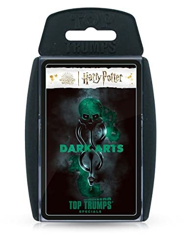 Top Trumps Harry Potter Dark Magic Specials Card Game, Play with Voldemort, Bellatrix Lestrange, Barty Crouch Jr and Draco Malfoy, Educational for 2 plus players makes a great gift for ages 6 plus