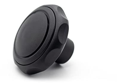 Enkotrade 21 Stück Sterngriff Mutter Sternschraube M10 mit Durchgangsbohrung Griffmutter Handgriff Rändelschraube Kunststoff Klemmmutter Griff