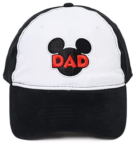 Disney Baseballkappe für Herren und Damen, Mickey Minnie Mouse Mom Dad, Dad, Einheitsgröße