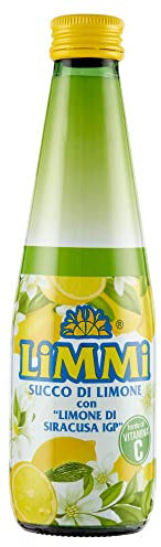 Limmi Succo Di Limone Zitronensaft mit Zitrone Syrakus IGP 250 ml + Italian Gourmet Polpa 400g