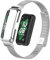 T-BLUER Correas Compatible con Huawei Band 8 Correa,Correa de Repuesto de Metal de Acero Inoxidable Compatible con Huawei Band 7/8 Smartwatch Plata