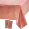 2PCS Tischdecke Geburtstag,Roségold Party Tischtuch Wasserdicht Plastik Tischdecke Rose Gold Folientischdecke für Geburtstag Baby Dusche Hochzeit Party Dekorationen 137 x 274cm