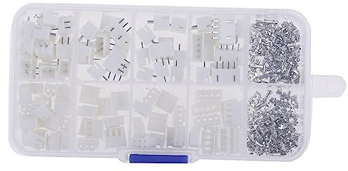 320 Stück Xh2,54 mm Gummigehäuse Klemmleiste mit geradem Stift 2P3P4P5P Set Kit