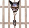 Anloximt Katze Maus Türklopfer - Harz Katze Maus Türklopfer,Katzen-Türklopfer-Skulptur, Katzen- und Maus-Ornamente, dekorativer Tür-Wandbehang