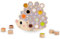 Mamabrum, hölzerner Igel - sensorisches Puzzle, für Kinder, Igelförmige Holzbasis igelbrett lernspiel kinderspielzeug ab 18 Monate Igel steckspiel