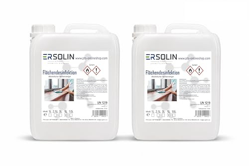 Flächendesinfektion 2 x 5L gegen Viren und Bakterien Desinfektionsmittel sehr ergiebig