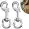 SRLWMYI 2 pz Ganci Portachiavi,Moschettoni in Acciaio Inox,Utilizzati per Alpinismo,Guinzagli e Chiavi per Cani