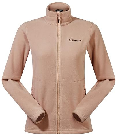 Berghaus Women's Prism Polartec Interactive Fleece Jacket | Added Warmth | Flattering Style | Durable, Pink Clay, 12