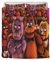 STARSAY Five Nights Game Bettwäsche-Sets Kinder Jugendliche Mikrofaser Bettbezug Mit Reißverschluss Set Spielfans Bettwäsche 2 Kissenbezug (FNAF)