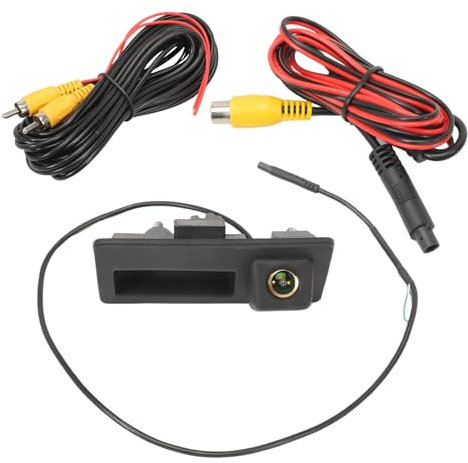 GNXfixt 1080P Auto Kofferraumgriff Rückfahrkamera für A4L A5 A3 Q3 Q5 RS6 P-a-t T-g-n J-e-a S-a-n L-a-d S-k-a Handle-Backup-Kamera HD 1080P