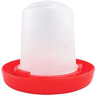 QishGO Abreuvoir pour poussins 0,2 kg - 153,1 g - Abreuvoir pour petits oiseaux - Kit d'alimentation pour volaille - Seau d'eau potable