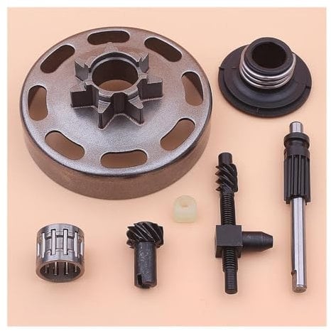 YRcEKH .325 7T Clutch Drum Fit For Husqvarna 435 435E 440 440E Oil Pump Worm Gear Chain Adjuster Tension Bearing Chainsaw