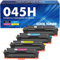 4er-Pack 045H Toner als Ersatz Kompatible für Canon 045H 045 i-SENSYS MF633cdw MF635cx LBP613cdw LBP611cn MF631cn MF632cdw MF634cdw MF636cdwt LBP612cd (Schwarz Cyan Gelb Magenta)