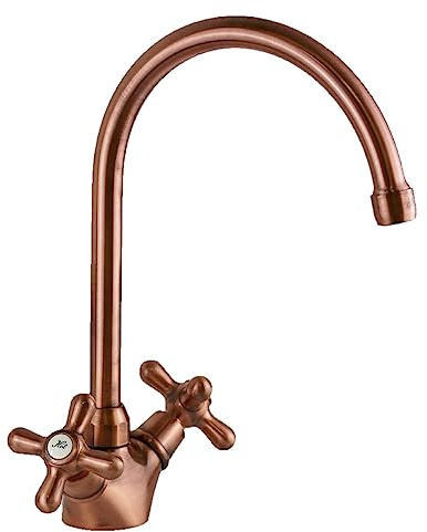 Gattoni - Rubinetto Cucina in Colore Rame Antico Doppia Maniglia 5692/RER0 - RUB8650 - Rame Antico