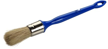Pinceau Rond avec Douille en Acier Inoxydable n°14, idéal pour Les détails, Les Finitions et Les travaux de Peinture de précision.