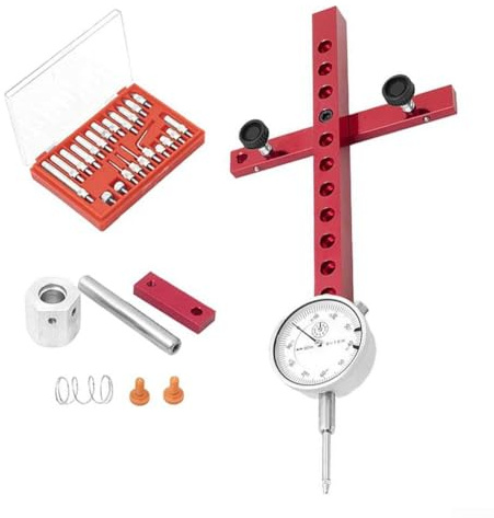Table Saw Alignment Gauge for Parallelism Calibration Aluminum Alloy Dial Indicator Corrector with 3dB Bandwidth for Woodworking Tools Alignment, Compatible(3pcs)