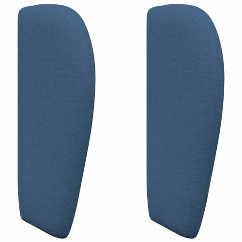 vidaXL Kopfteil Ohr Blau 40 x 23 x 6 cm Stoff,