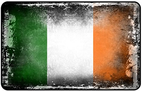 Cadora Magnetschild Kühlschrankmagnet Flagge Irland Shabby chic abgenutzt alt gebraucht