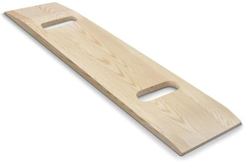 Vive Transferbrett – Patienten-Rutschhilfe für die Übertragung von Patienten vom Rollstuhl ins Bett, Badewanne, WC, Auto – bariatrische robuste Holzschiebetechnik (76,2 x 19,1 cm)