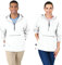 Charles River Apparel Pack-n-go Windbreaker Pullover Hooded Jacket Veste de Pluie, Blanc, S Mixte
