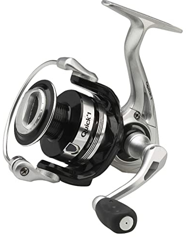DAM Quick 1 FD, Angelrolle, Spinnrollen, Überragende Leistung und reibungsloser Betrieb für EIN unvergleichliches Angelerlebnis, Unisex, Schwarz, 8000