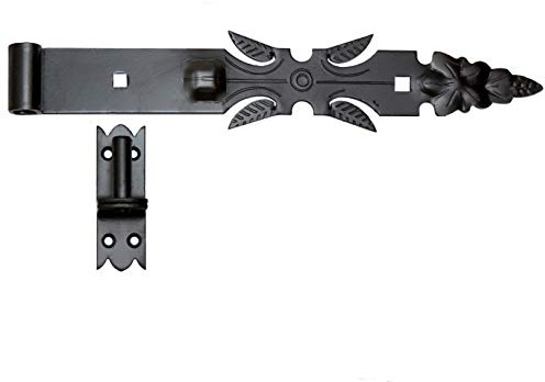 Door Hinge Door Hinge Door Hinge with 16 mm Bolt Black Wrought Iron