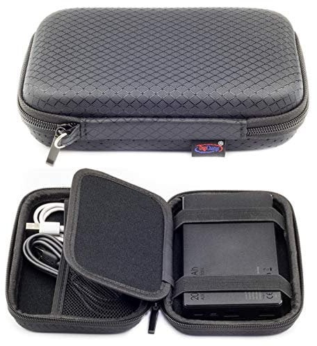 Hard Carry Case For Poweradd X8 Plus 20000mAh / 4GS Plus/Virgo Reliable/Qi Wireless Charger QiPower/Pilot Pro3 30000mAh RAVPower 26800mAh Power Bank Portable Battery Chargers up to 18.5x12x2.5cm
