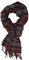 Herrenschal Wollschal Winterschal Warm Karo modisch rot Wolle Made in Germany