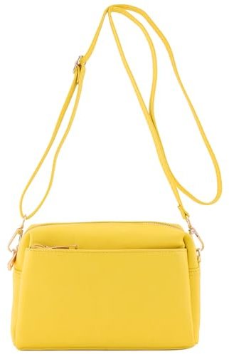 FashionPuzzle - Basic Crossbody, Borsa a tracolla Donna