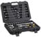 Stanley STMT82832-1 Coffret De Douilles ¼’’ + ½’’ + Clés Mixtes + Cliquet 72 Dents 1/4 Et Cliquet 72 Dents 1/2 - Coffret Compact Et Résistant Avec Attaches Métal - Jeu De 41 Pièces