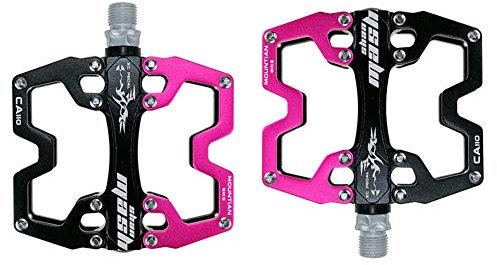 Fahrrad Pedale Pedale Fahrrad Rennrad Pedale Mountainbike-Zubehör Fahrradpedale BMX Pedale Flache Pedale Fahrradpedal Fahrradzubehör Fahrradzubehör pink,Free Size