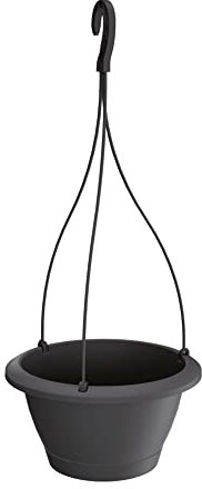 Maceta RESPANA W 4L., dimensiones (mm) 208x208x125, color Antracita