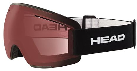 HEAD Unisex – Adult F-LYT Goggles Skibrille, rot/schwarz, M
