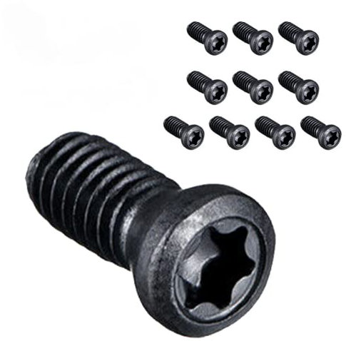 ZYWUOY 10 Stück M2,5 M3,5 M4 Torx-Schrauben aus Kohlenstoffstahl, Schrauben, Reparaturzubehör für ersetzt Hartmetalleinsatz, CNC-Drehwerkzeuge