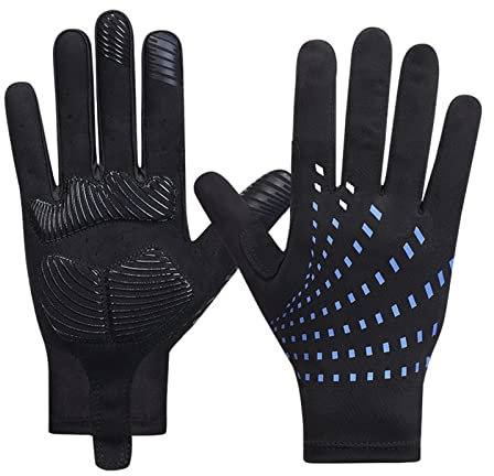 Handschuhe Radfahren EIS Seide Handschuhe Touchscreen Fitness Fahrradhandschuhe Fingerfischen Fischen Sonnencreme Handschuhe for Männer und Frauen (Color : C, Size : L)