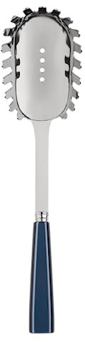 SABRE PARIS - Cucchiaio da spaghetti 26 cm - Icône - Posate da portata - Acciaio inox e acrilico - Va in lavastoviglie - Blu Notte