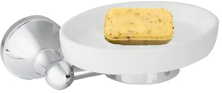 Porte-Savon Mural, Porte-Savon Mural en Céramique Porte-Savon en Porcelaine pour Porte-Savon Mural De Douche pour Porte-Savon De Salle De Bain