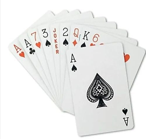 Generico Carte da Gioco Poker Scala 40 Ramino, Pacco da 54 Carte
