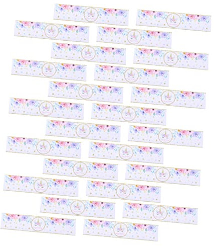 BESTonZON 144pcs Unicorn Stickers Boys and Girls Party Supplies Water Bottle Stickers Cute Decorative Labels for Drink Bottles Material