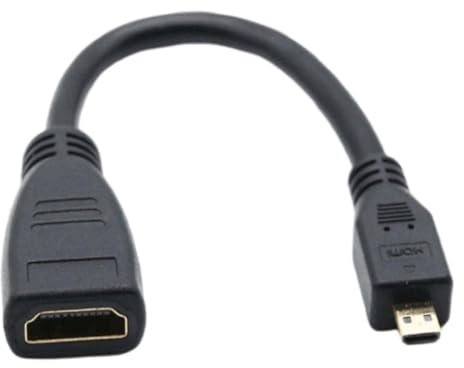 4K 60Hz Micro HDMI-Compatible To HDMI-Compatible Female High-definition Adapter Male To Micro Extension Cable Cable Female
