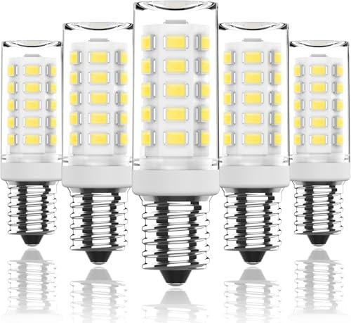 SGEPLED LED Glühbirne E14 für Kühlschränke, Warmweiß 2700K, 2W ersetzt 20W Halogenbirne, für Kühlschränke, 170lm, kleiner Schraubsockel, LED-Lampe für Kühlschränke, Nähmaschinen, 2 Stück