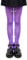 LOLANTA Confezione da 2 collant a rete per ragazze, collant con strass luccicanti per bambini, Calze a rete, Viola scintillante, 4-8 anni, L