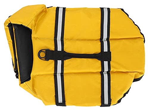 Hundeschwimmweste, Pet Saver Schwimm-Sicherheitsbadeanzug, verstellbare Camo-Hundeschwimmweste mit stabilem Rettungsgriff zum Schwimmen, Bootfahren (XL)